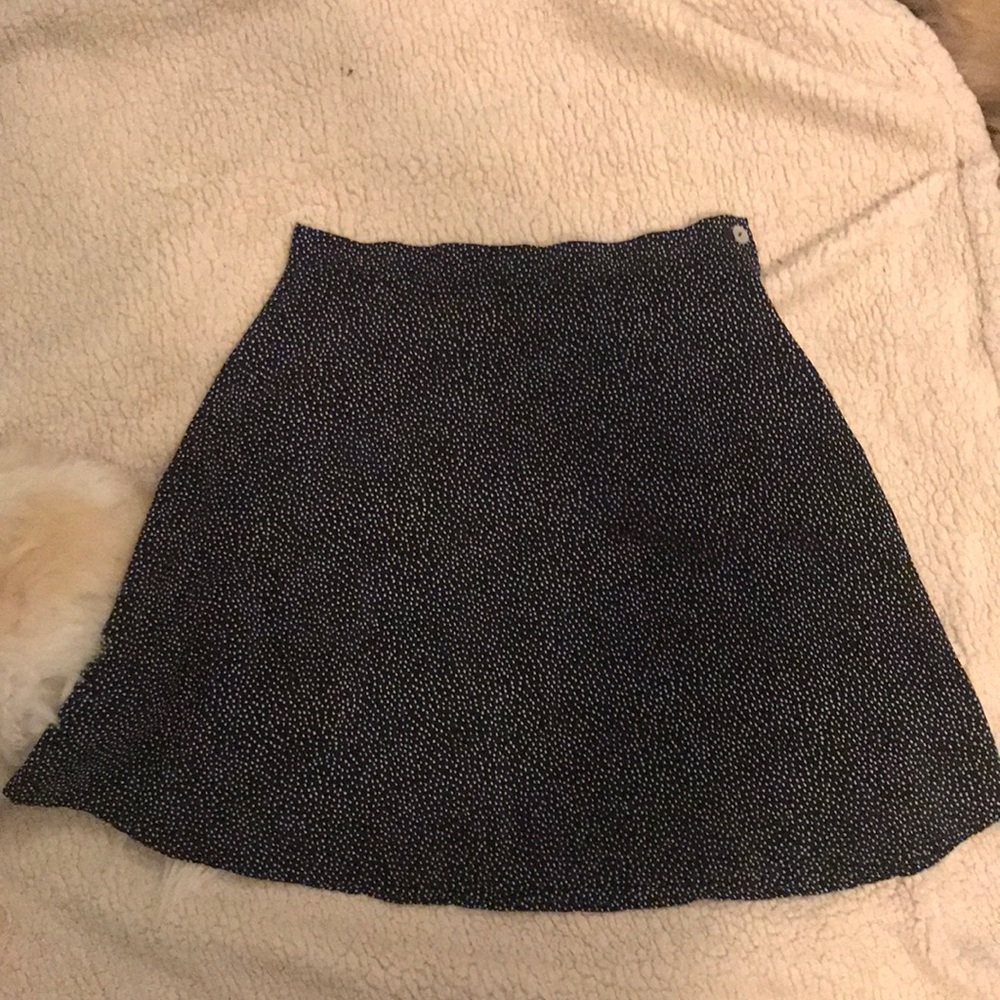 High waisted polka dot circle skirt